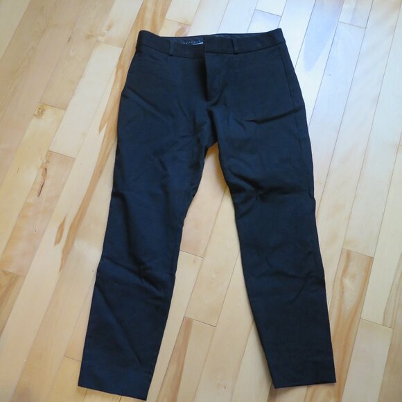 Banana Republic Petite Midrise Skinny Sloan Ankle Pants size 4P black - Picture 3 of 7